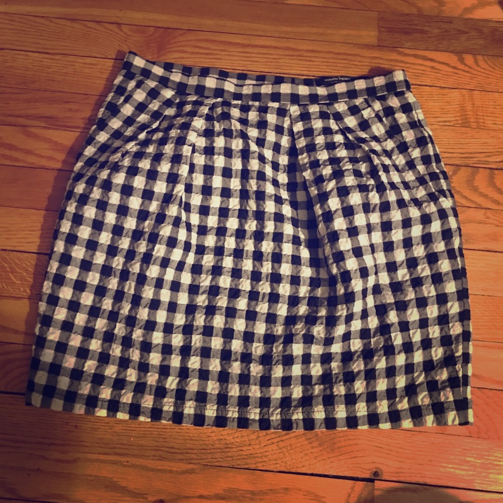 Black & White bubble mini with pockets